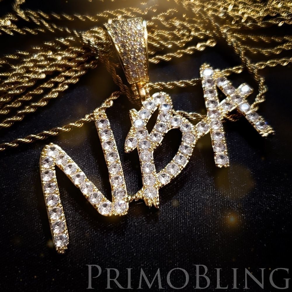Custom NBA Lab Diamond Necklace